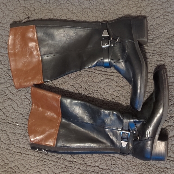 no brand Shoes - Black and Brown Tall Boots